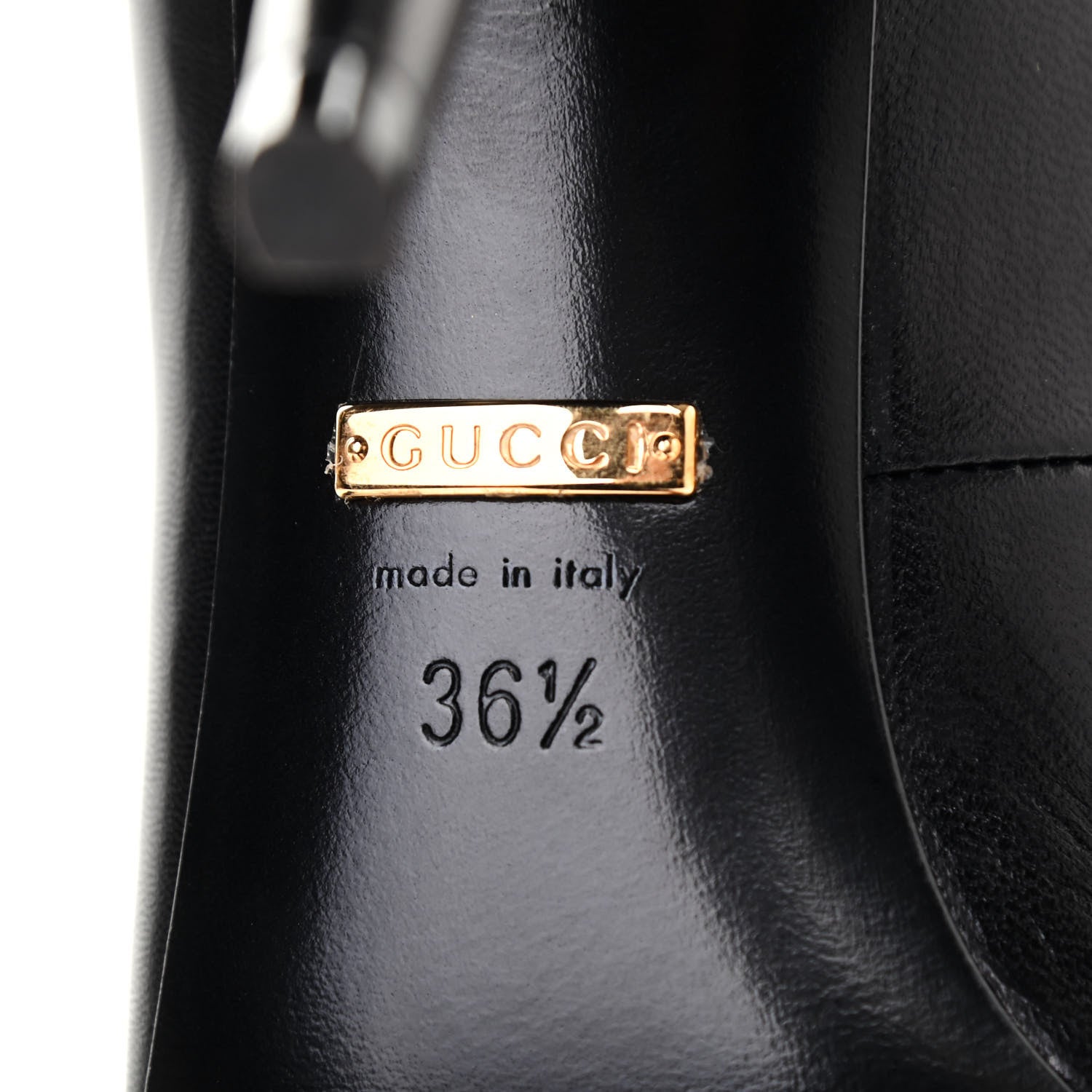 Gucci Malaga Kid Pumps 36.5 Black 6 of 8