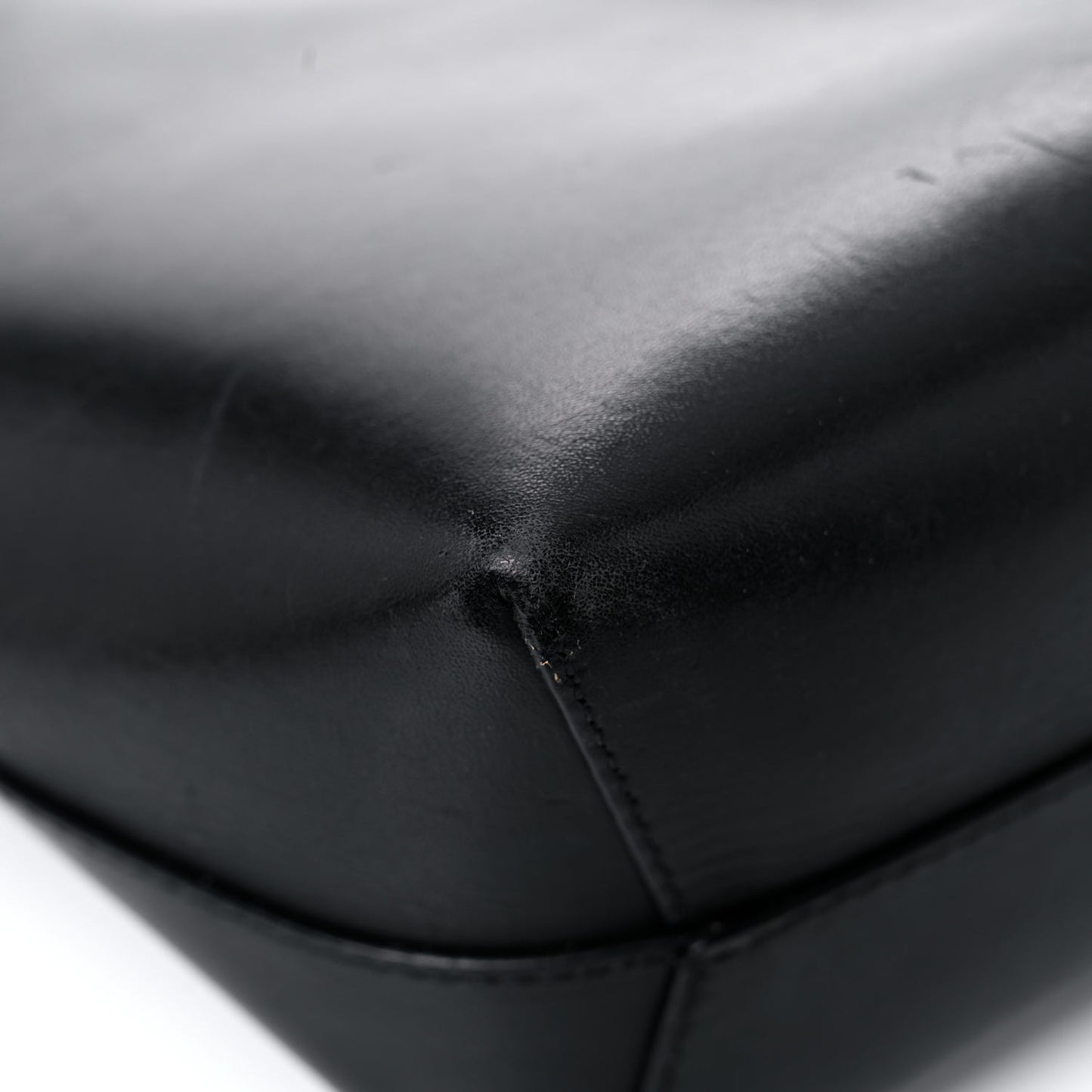 Calfskin Mini Bucket Bag Black Ballerina