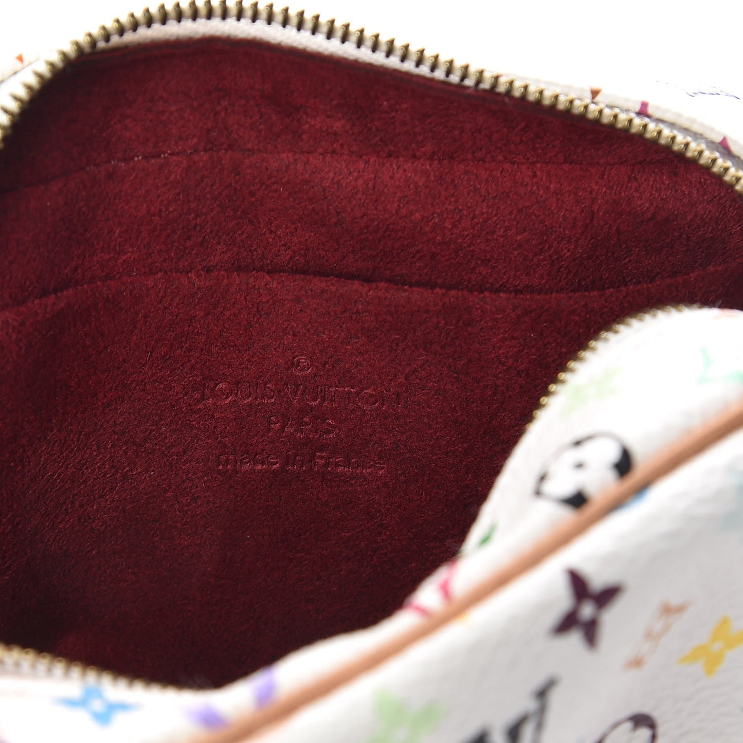 Monogram Multicolor Trousse Wapity White