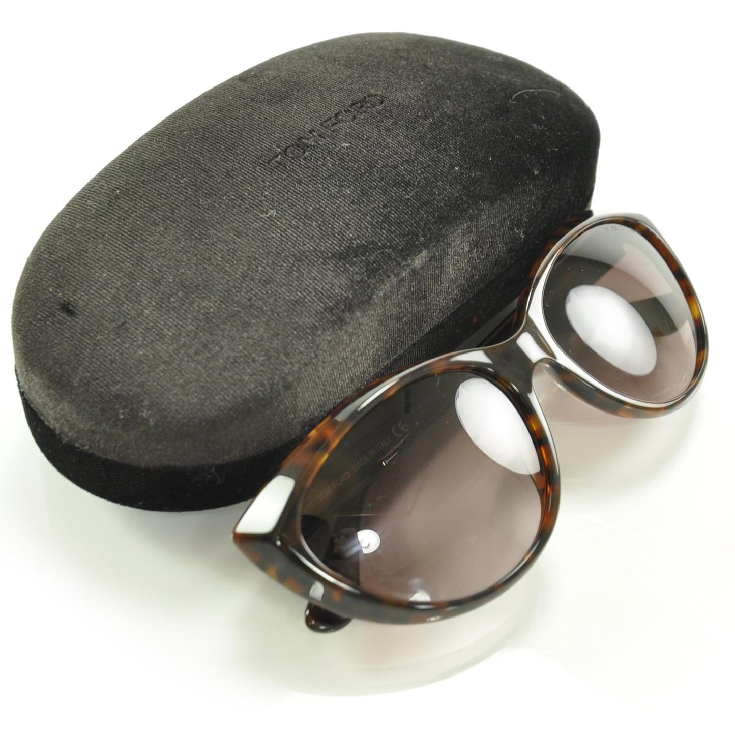 Martina Cat Eye Sunglasses Havana Brown