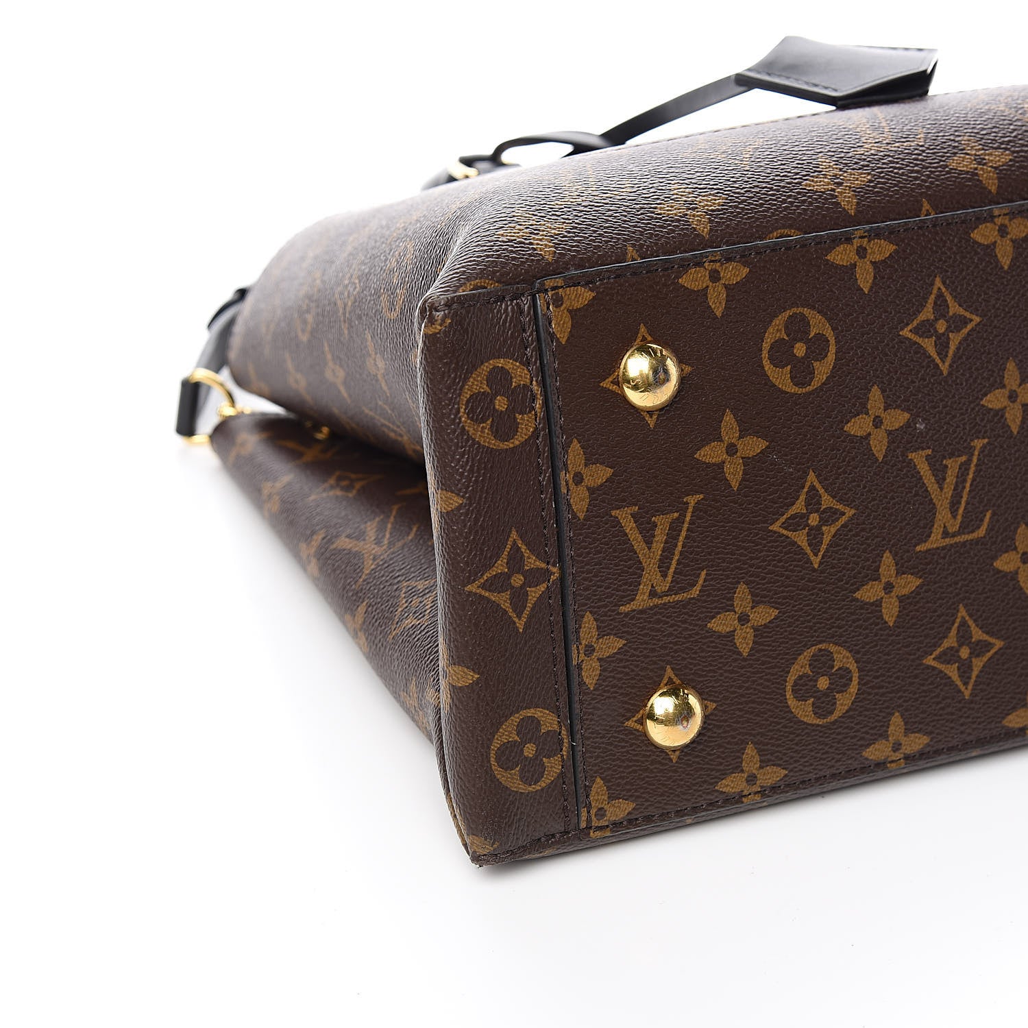 Louis Vuitton Monogram Flower Tote Black 10 of 18