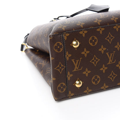 Louis Vuitton Monogram Flower Tote Black 10 of 18