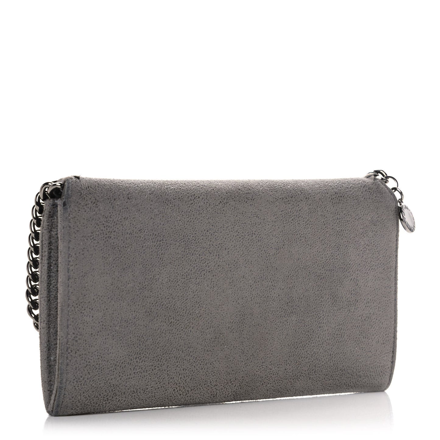 Shaggy Deer Falabella Flap Wallet Grey