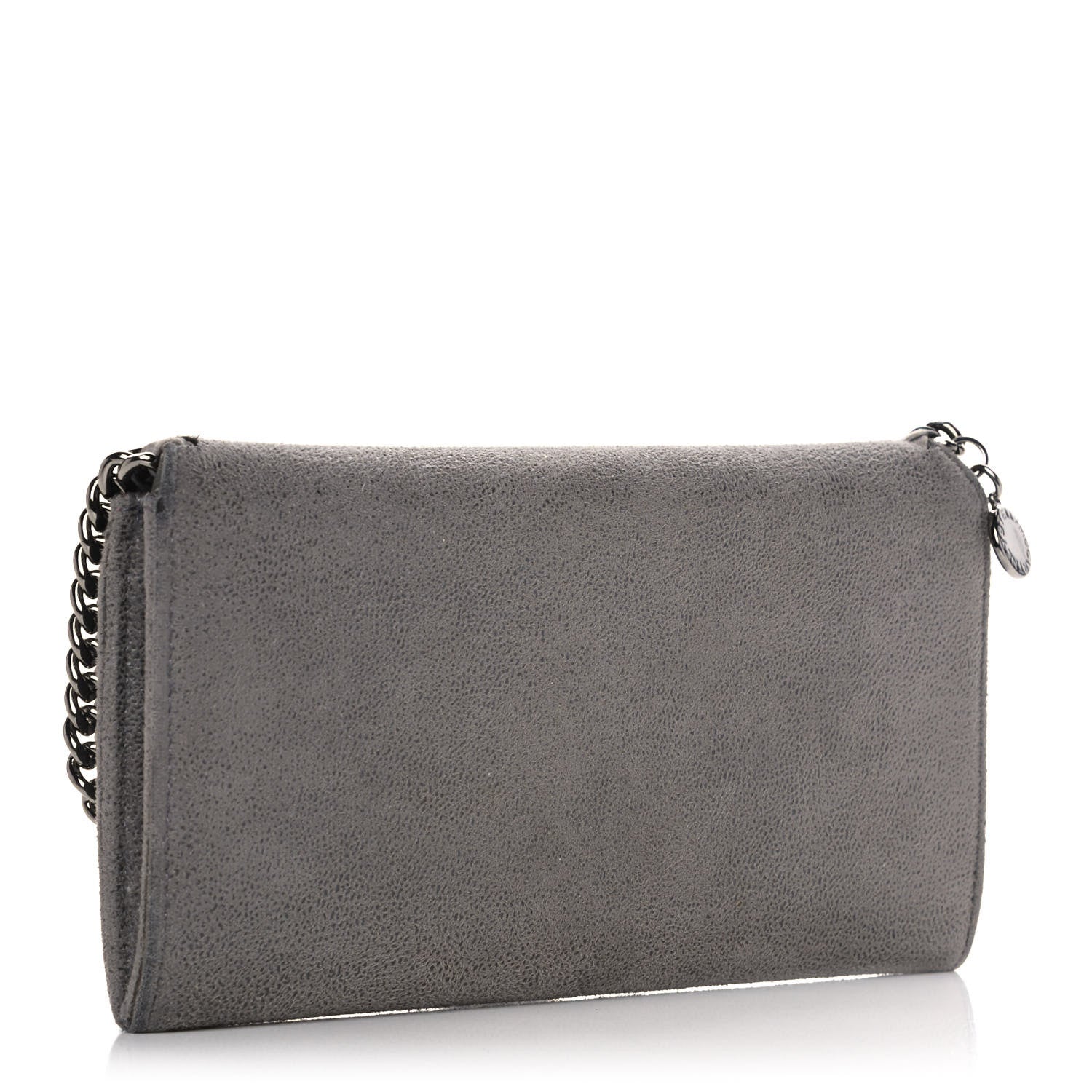 Stella McCartney Shaggy Deer Falabella Flap Wallet Grey 3 of 12