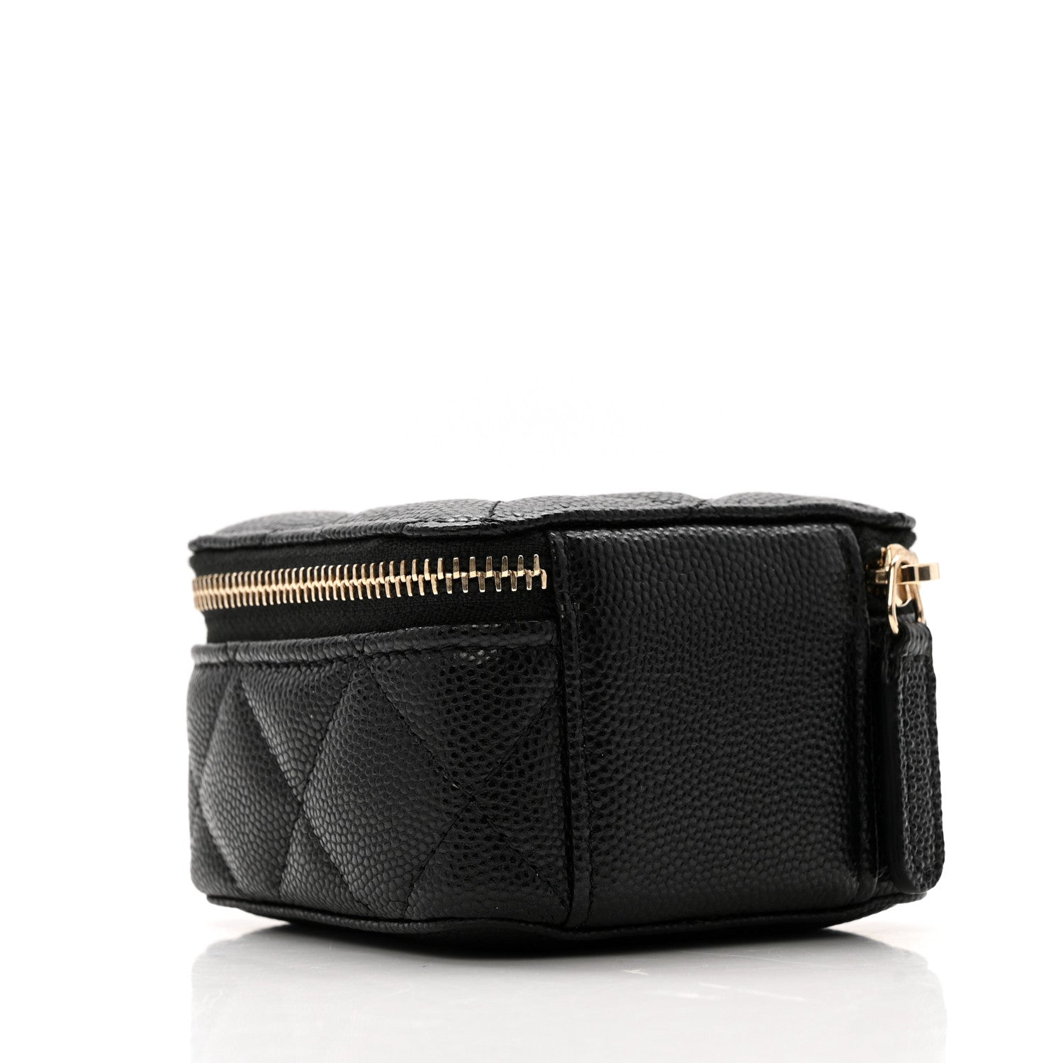 Chanel Caviar Quilted Jewelry Travel Case Black 3 of 7