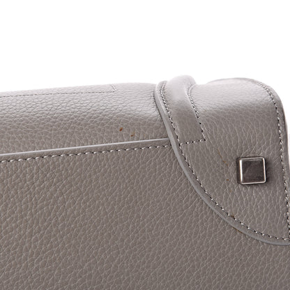 Celine Drummed Calfskin Mini Luggage Souris 11 of 16