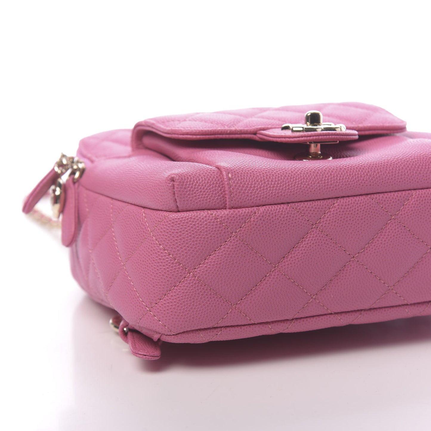 Caviar Quilted Small CC Day Backpack Pink