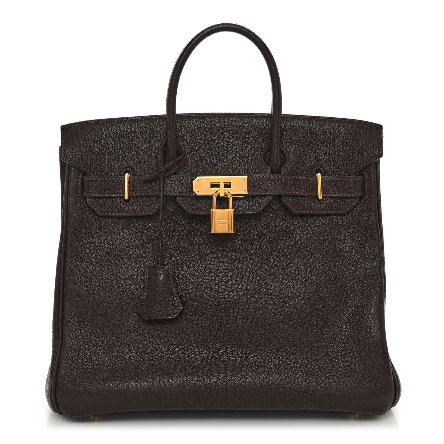 Chevre De Coromandel HAC Birkin 28 Chocolate