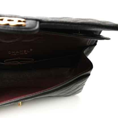 Chanel Caviar Quilted Medium Double Flap Black 5 of 11
