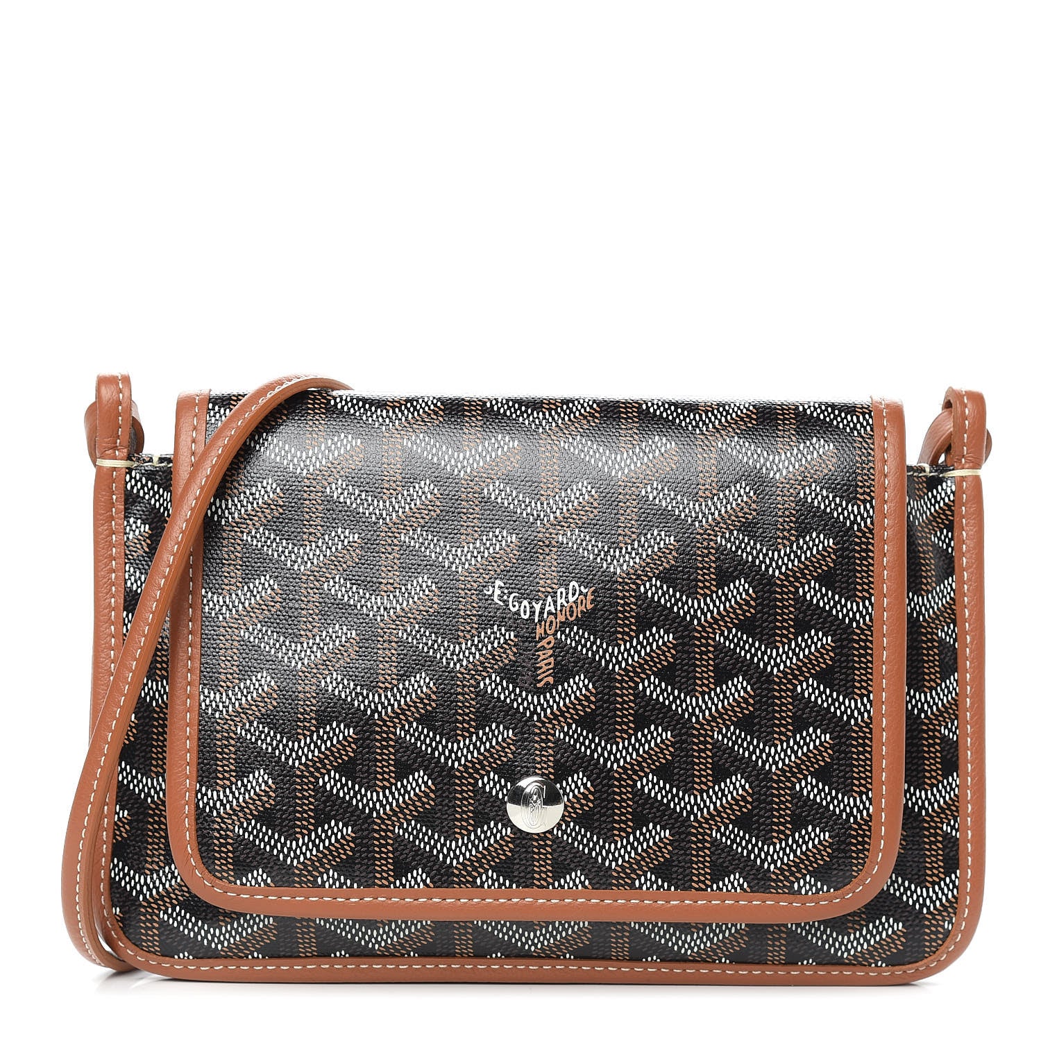 Goyard Goyardine Plumet Wallet Clutch Black Gold 1 of 9