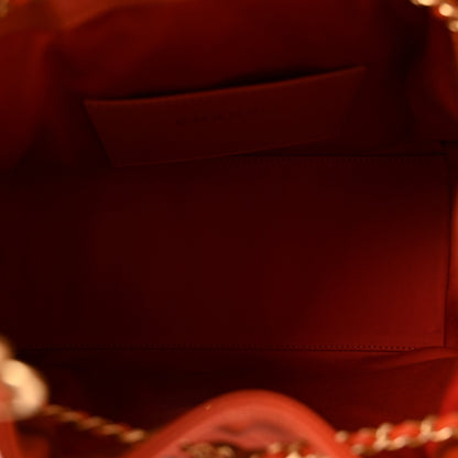Chanel Caviar Quilted Small Chanel 25 Handbag Dark Orange 5 of 11