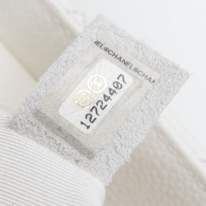 Chanel Caviar Petit Shopping Tote PST White 13 of 14