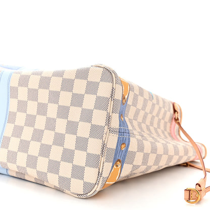 Louis Vuitton Damier Azur Summer Trunks Neo Neverfull MM 10 of 11