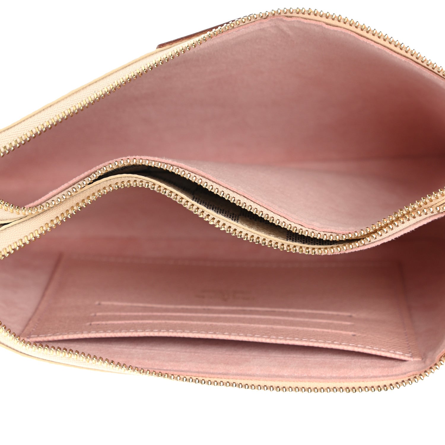 Louis Vuitton Damier Azur Double Zip Pochette 5 of 9