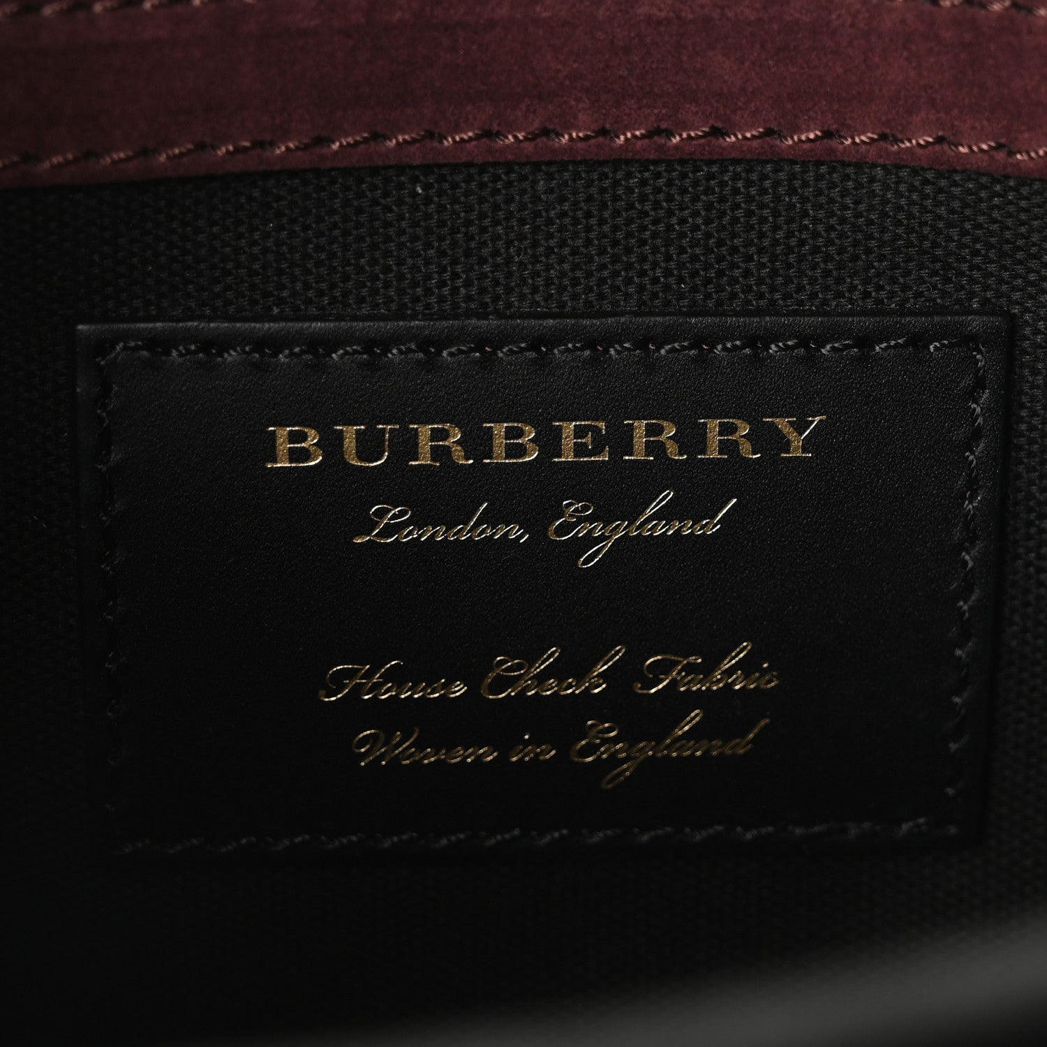 Burberry Derby Calfskin House Check Small Macken Crossbody Bag Tan 6 of 10