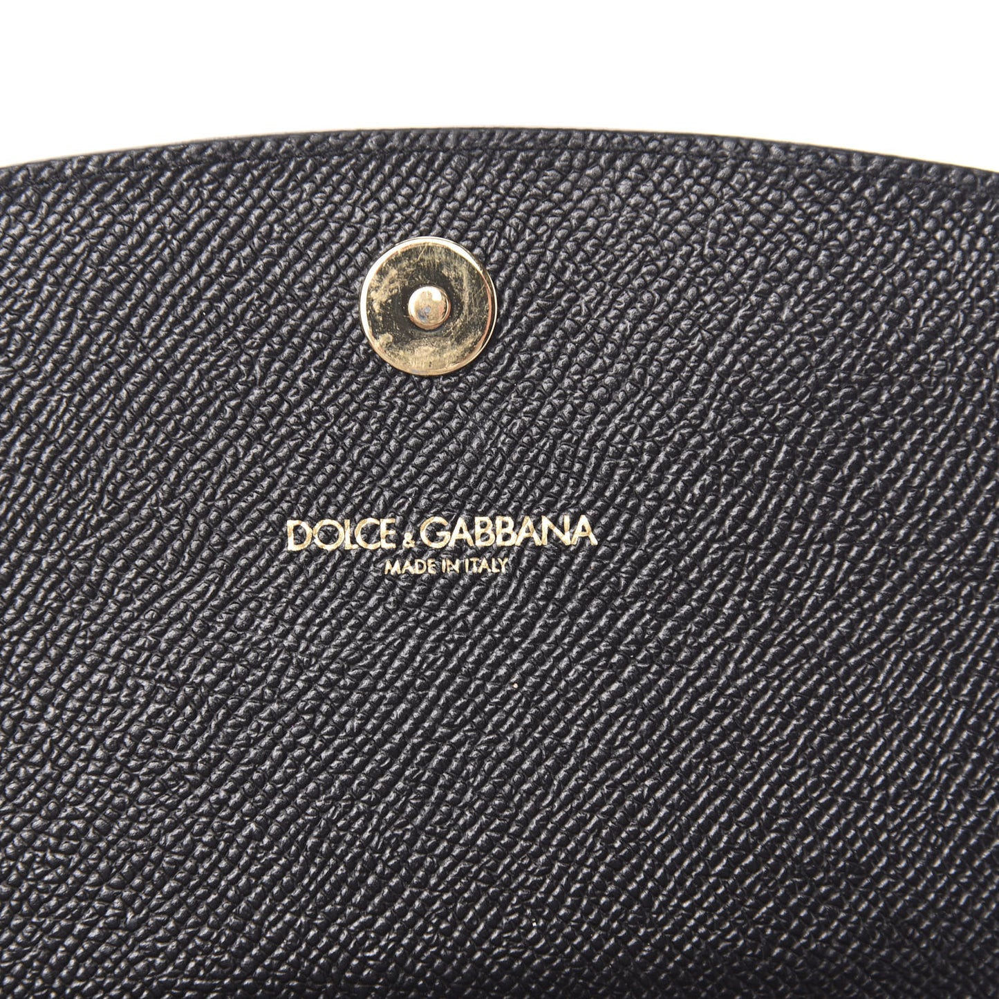 Dauphine Stampa Crystal Small Roses Wallet On Chain Black