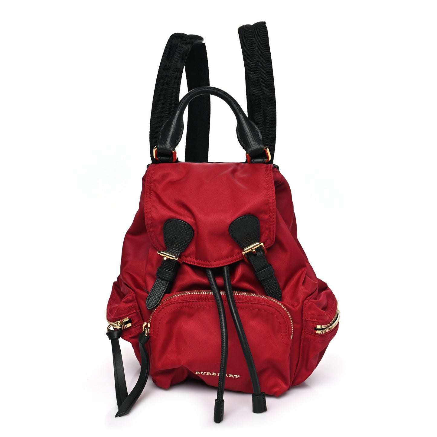 Nylon Small Rucksack Backpack Red
