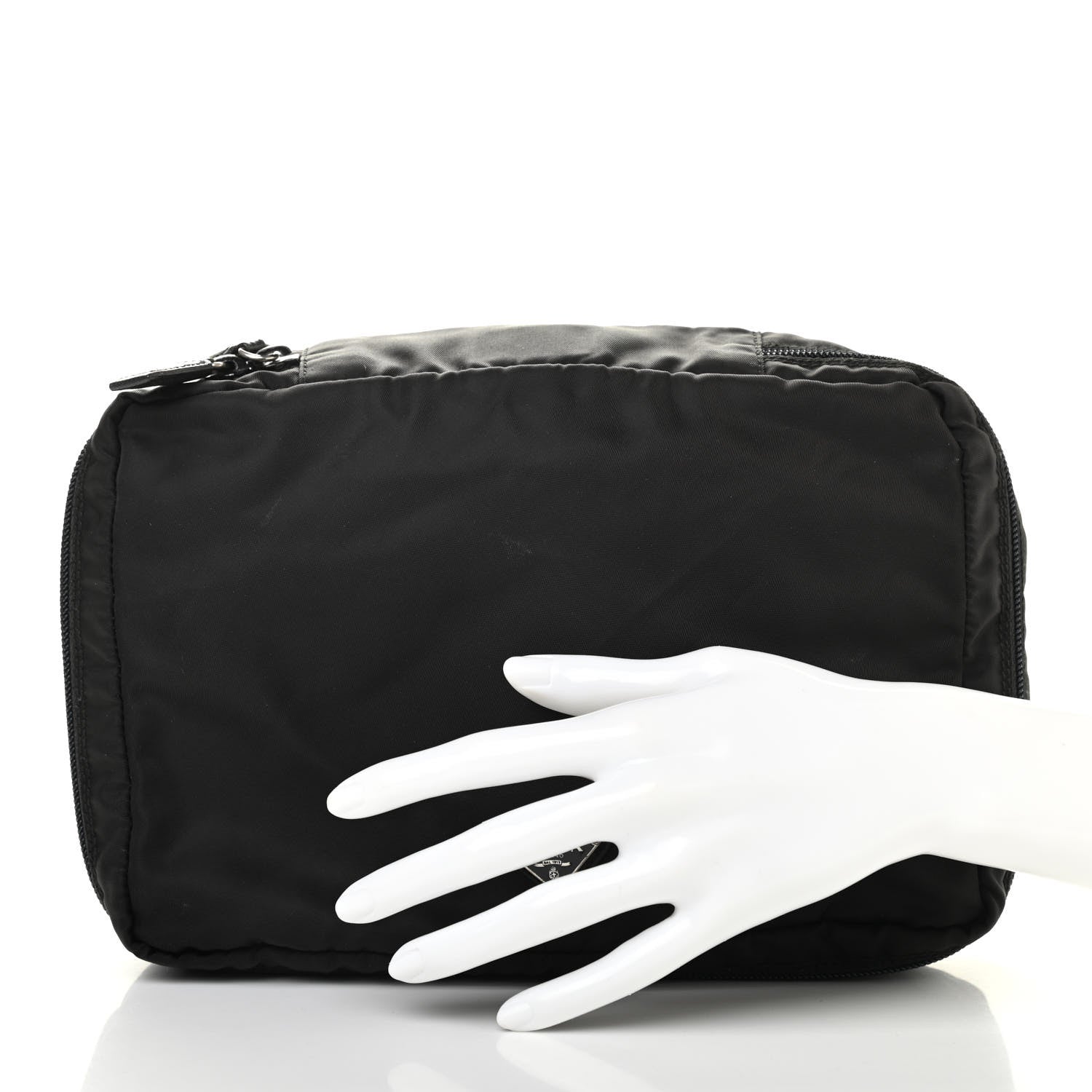 Prada Nylon Vela Cosmetic Pouch Black 2 of 10