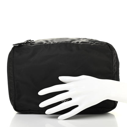 Prada Nylon Vela Cosmetic Pouch Black 2 of 10