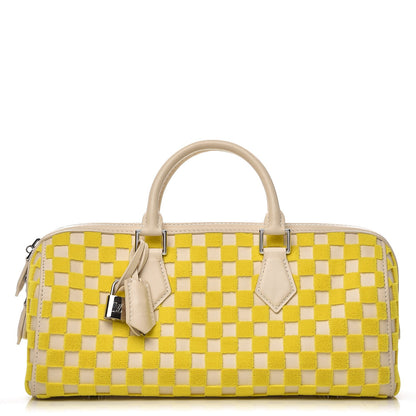 Louis Vuitton Damier Cubic Speedy East West Yellow 1 of 7