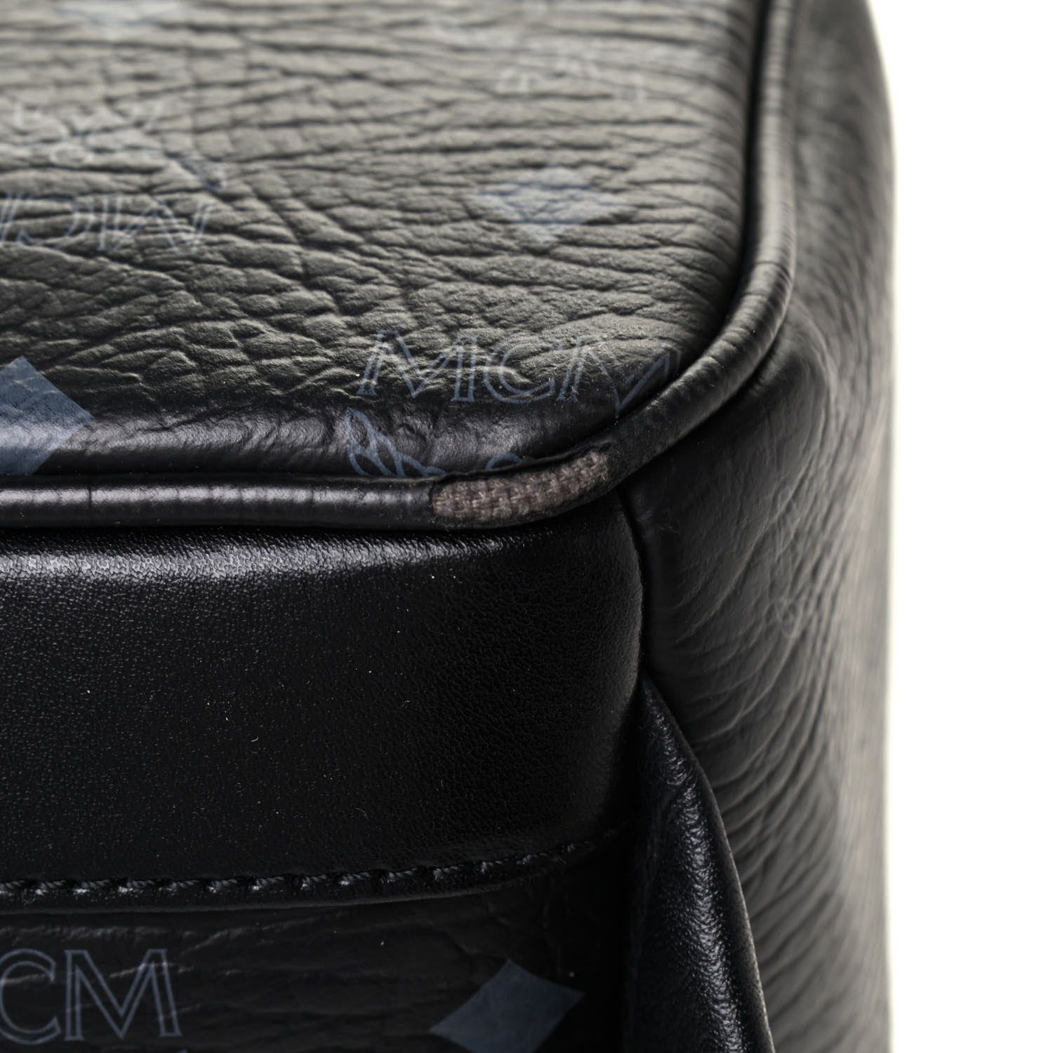 MCM Visetos Studded Small Stark M Backpack Black 5 of 5
