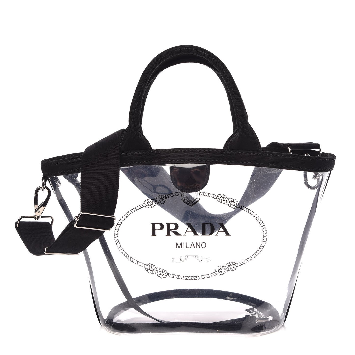 Plexiglass Canapa Small Shopper Tote Black