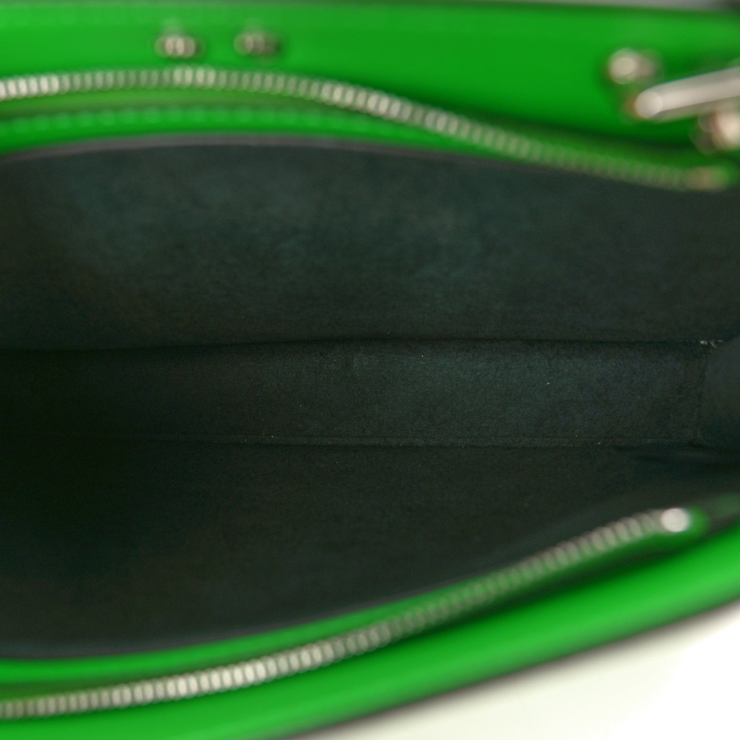 Cuoio Romano Vitello Cover Bi-Color Peekaboo I See U X Cross Satchel Tomatillo