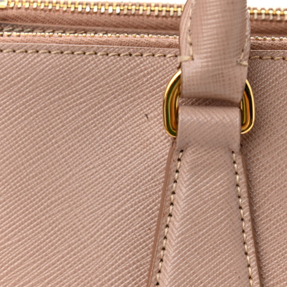 Prada Saffiano Small Galleria Double Zip Tote Cammeo 14 of 19