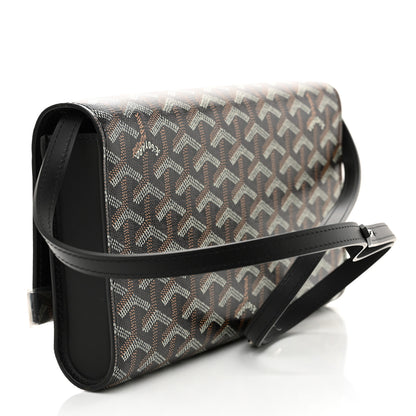 Goyard Goyardine Monte Carlo Bois Clutch With Strap Black 3 of 9