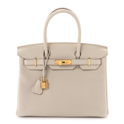 Hermes Togo BIRKIN 30 Beton 1 of 13