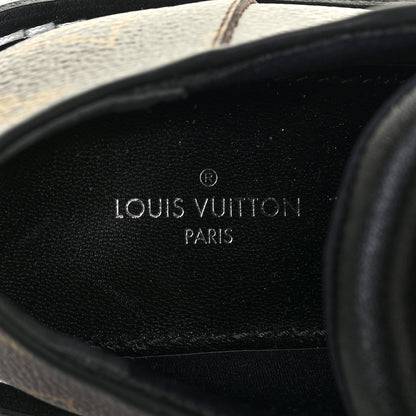 Louis Vuitton Monogram Calfskin Beaubourg Platform Derby Shoes 38 Brown 11 of 14
