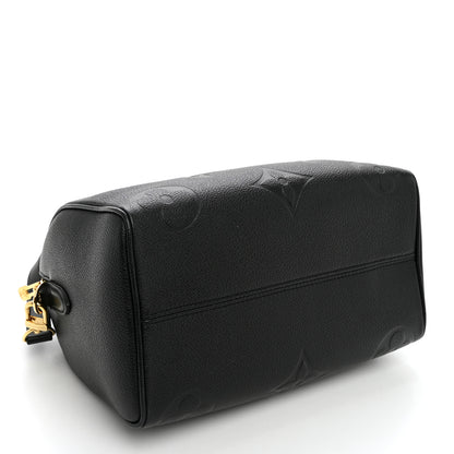 Louis Vuitton Empreinte Monogram Giant Speedy Bandouliere 25 Black 4 of 9