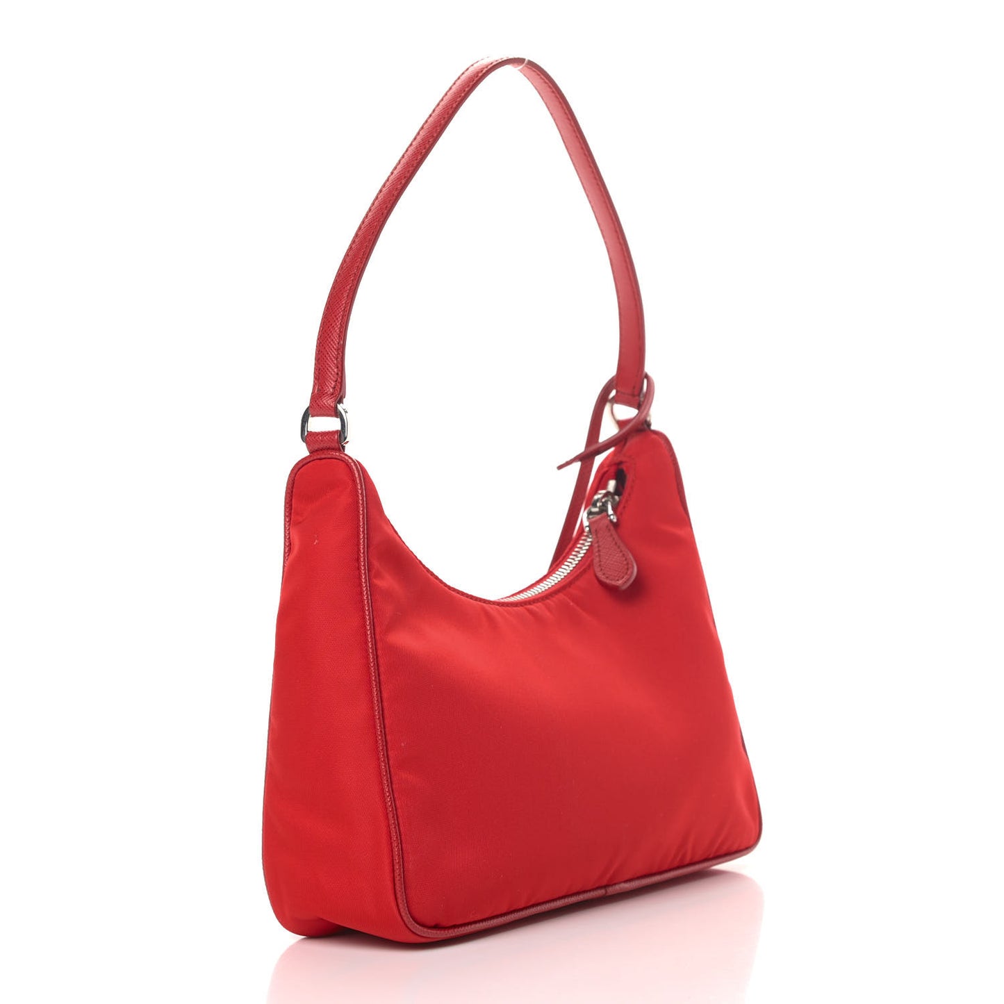 Re-Nylon Saffiano Mini Re-Edition 2005 Bag Rosso