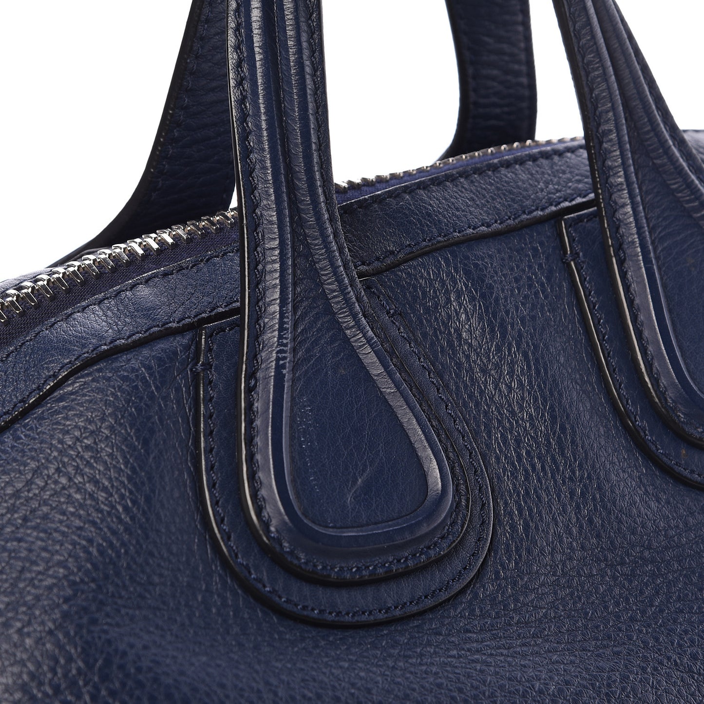 Pebbled Calfskin Small Nightingale Navy