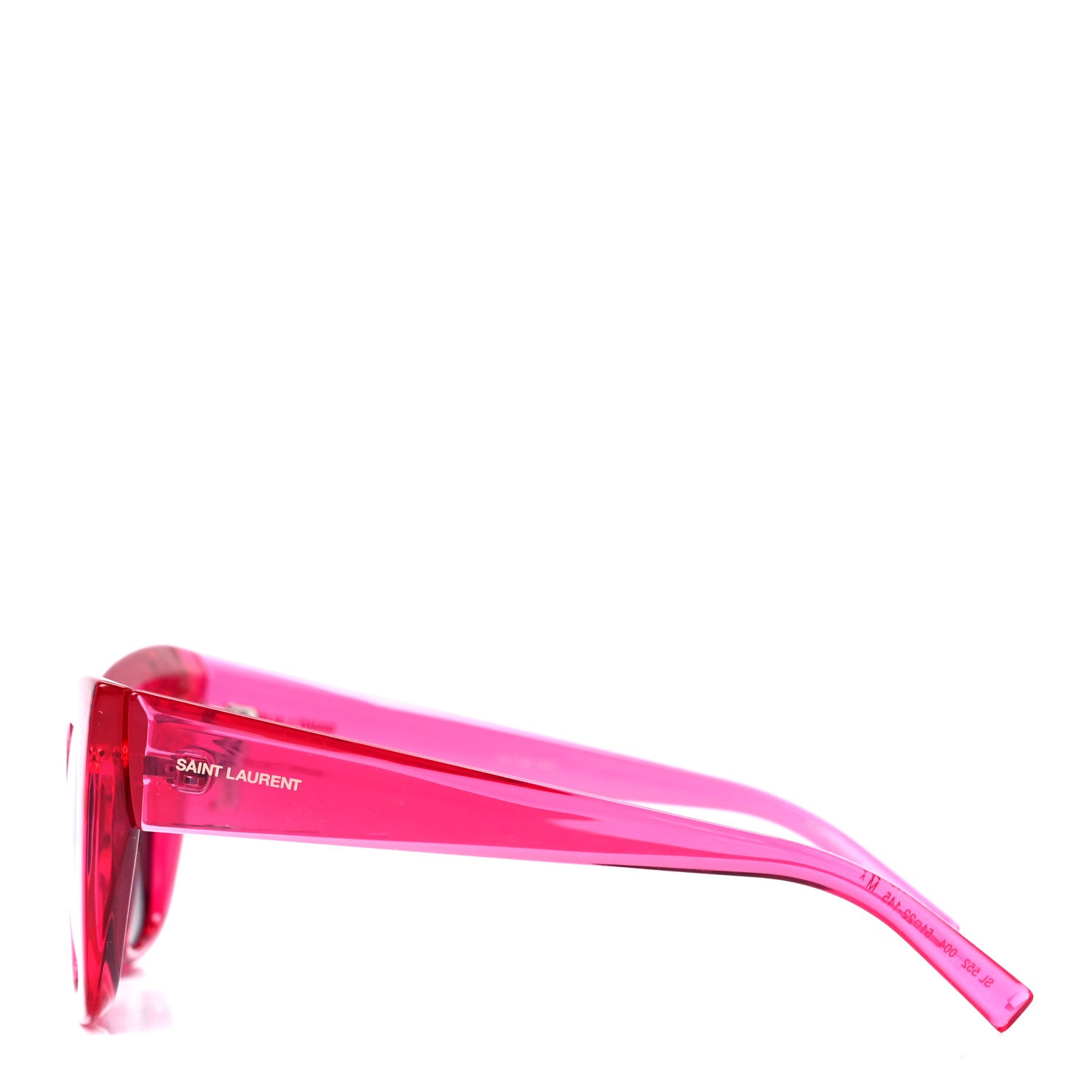 Saint Laurent Acetate Butterfly Frame Sunglasses SL552 Pink 3 of 8