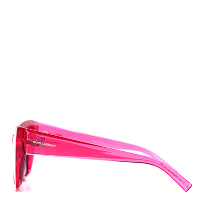 Saint Laurent Acetate Butterfly Frame Sunglasses SL552 Pink 3 of 8