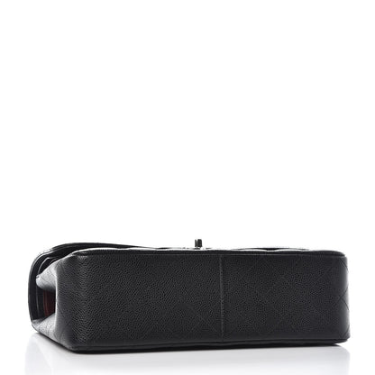 Chanel Caviar Quilted Jumbo Double Flap Black 4 of 7