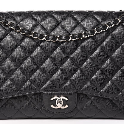 Chanel Caviar Quilted Maxi Single Flap Black 13 of 13