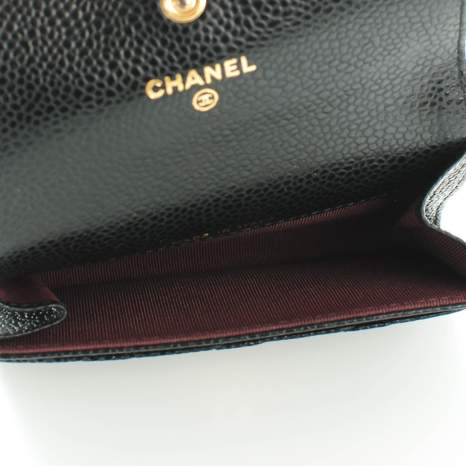Chanel Caviar Quilted Flap Card Holder Black 5 of 8