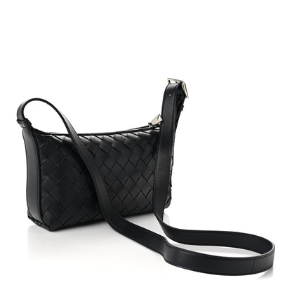 Bottega Veneta Calfskin Intrecciato Traveler Phone Pouch Midnight 2 of 9
