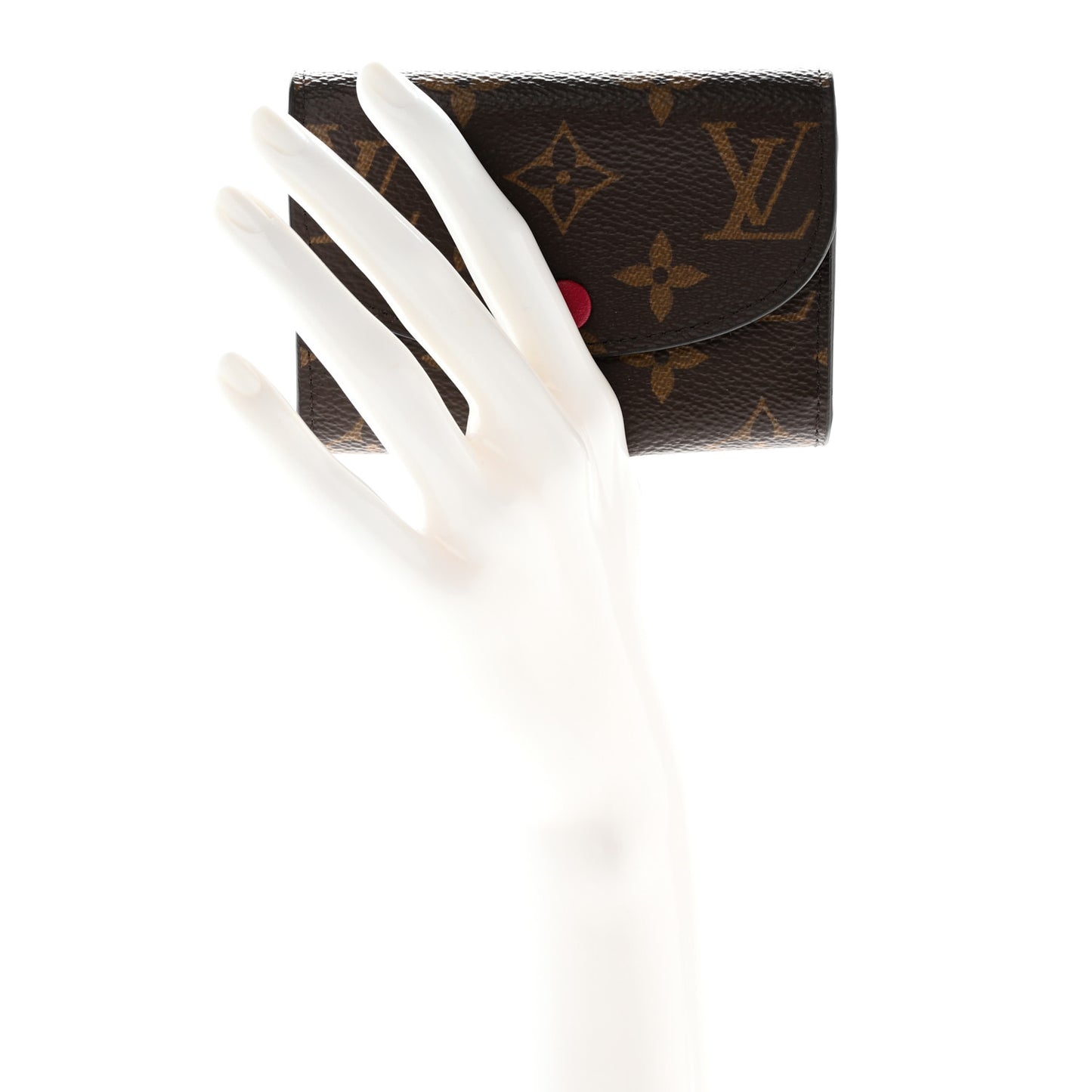 Monogram Rosalie Coin Purse Fuchsia