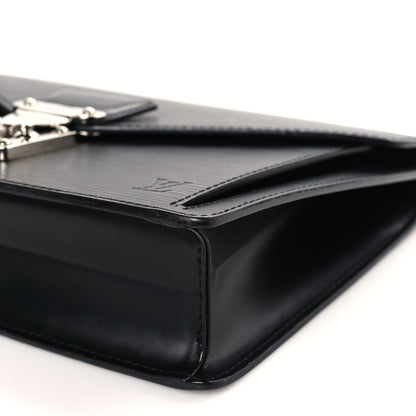 Louis Vuitton Epi Pochette Sellier Dragonne Clutch Black 8 of 8
