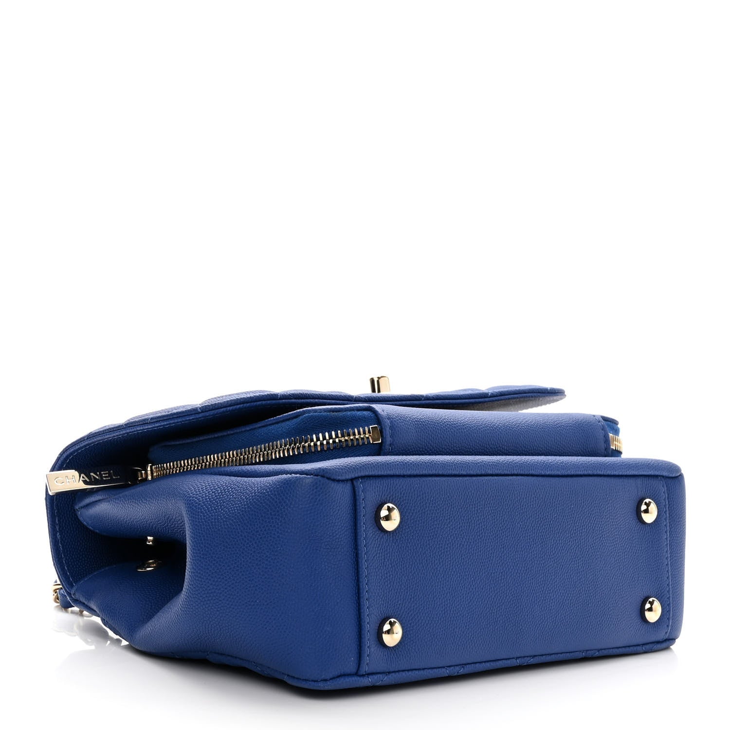 Chanel Caviar Quilted Medium Business Affinity Flap Dark Blue 4 of 10