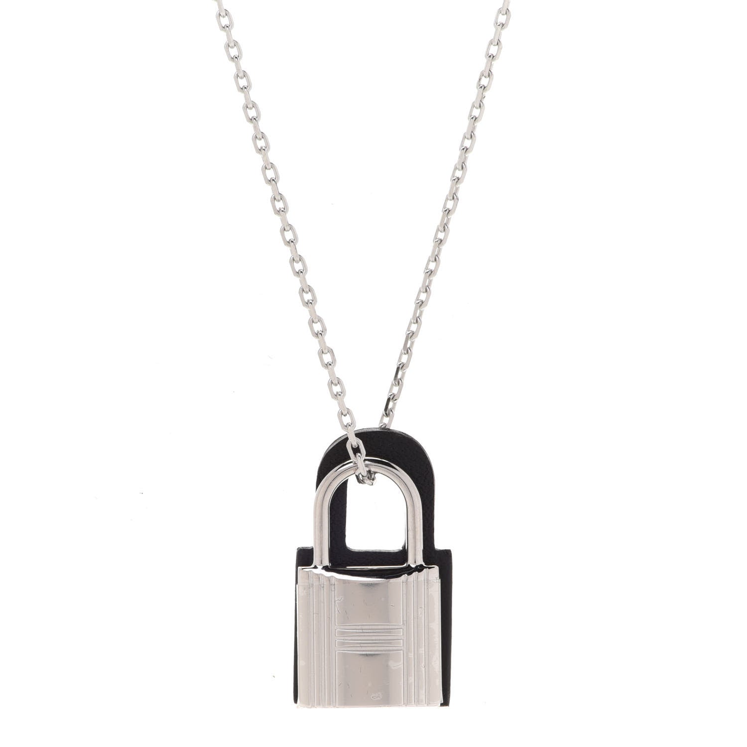 Hermes Swift O'Kelly Pendant Necklace Black 4 of 8
