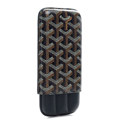 Goyard Goyardine Churchill 3 Cigar Case Black 2 of 10