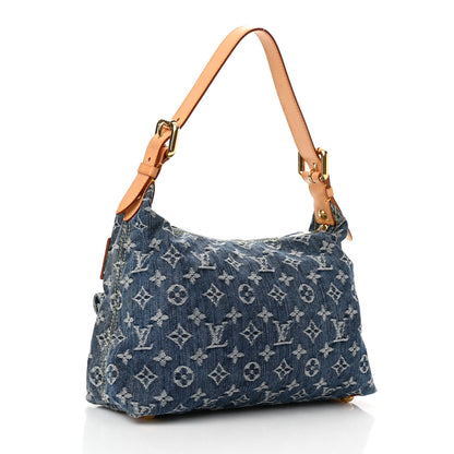 Louis Vuitton Monogram Denim Baggy PM Blue 3 of 10