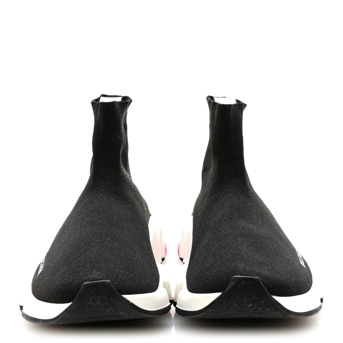 Neoprene Knit Womens Speed Sneakers 41 Black Pink