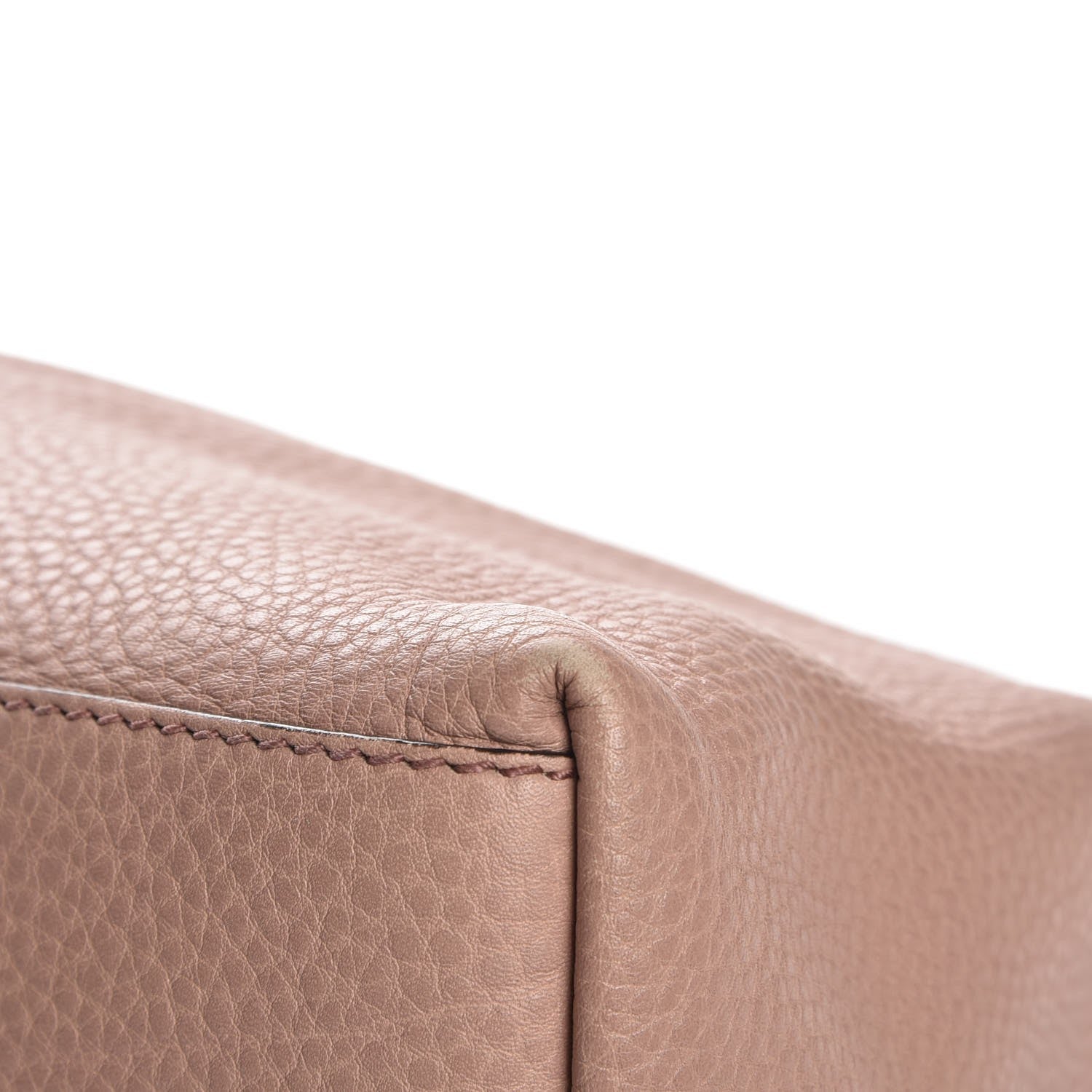Gucci Pebbled Calfskin Medium Soho Chain Shoulder Bag Dark Cipria 9 of 11