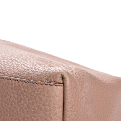 Gucci Pebbled Calfskin Medium Soho Chain Shoulder Bag Dark Cipria 9 of 11