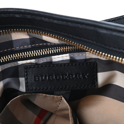 Burberry Nylon House Check Diaper Tote Black 7 of 10